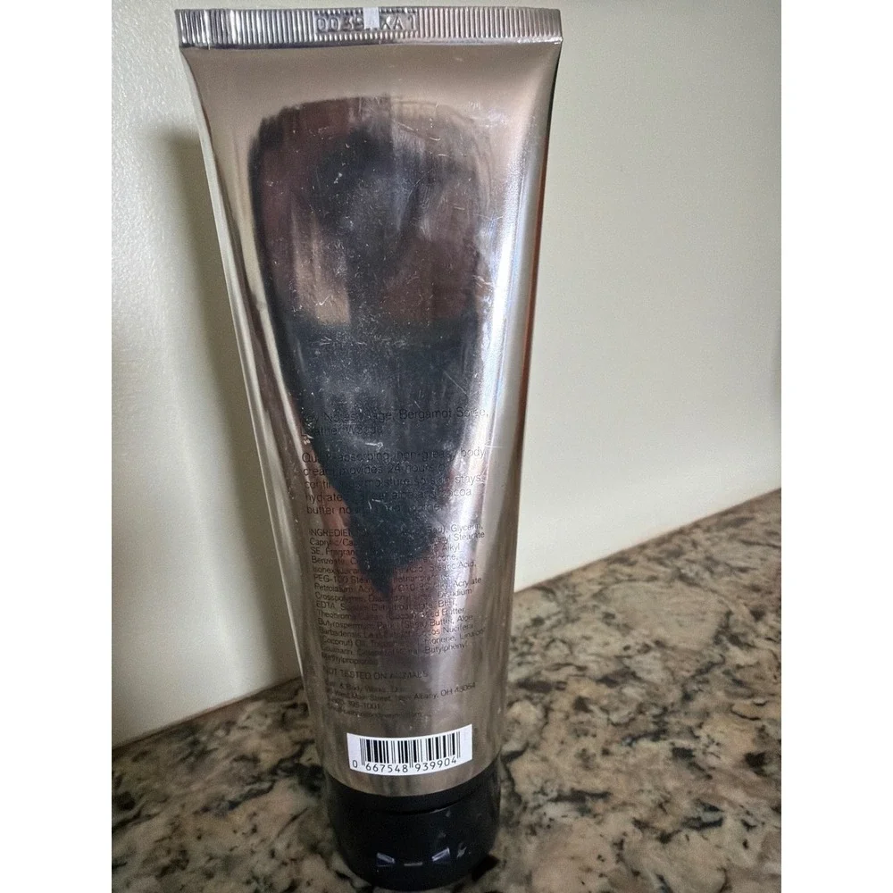 Bath & Body Works Body Cream Men 8oz Silver Graphite Ultra Shea Men's Collection